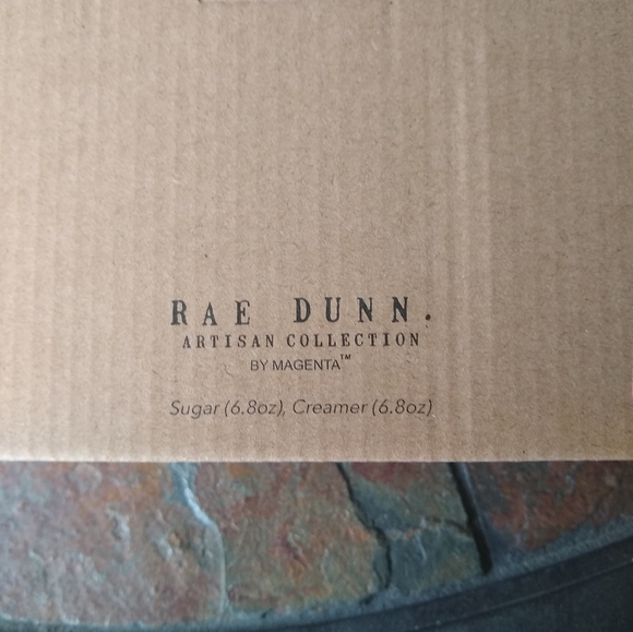 NEW Rae Dunn Sugar Jar & Creamer Pitcher Spring Tulip Boxed Set - Picture 3 of 6